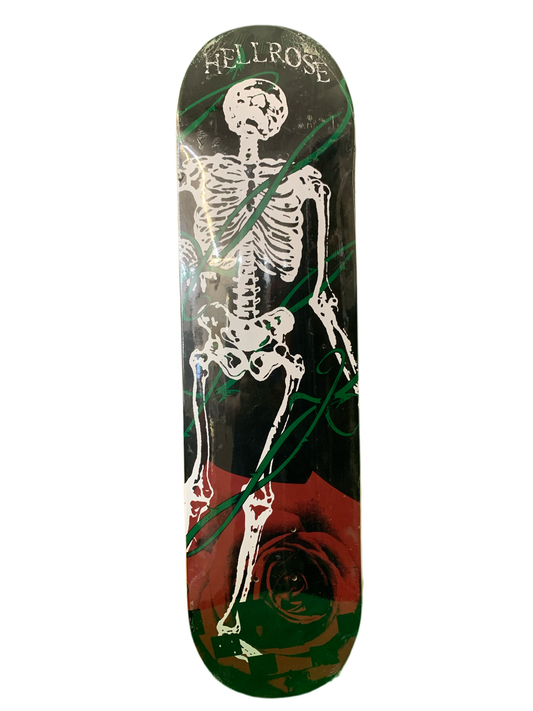 Hellrose Skeleton Team Deck 2005 7.8" Classic Skateboard Deck