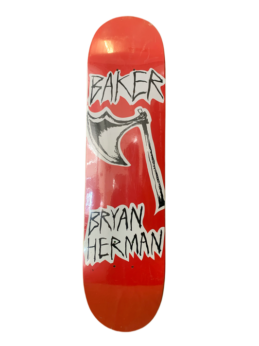 Baker Bryan Herman Axe 7.75" Classic Skateboard Deck