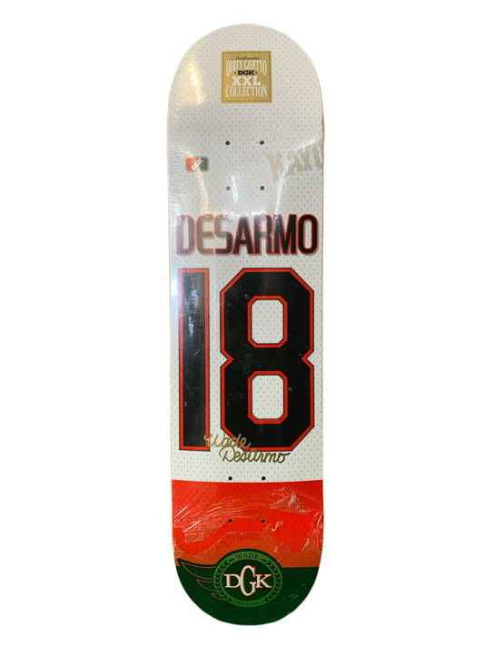 DGK 2007 XXL Collection Wade Desarmo Ottawa Jersey 7.75" Classic Skateboard Deck