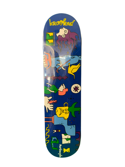 Krooked Mark Gonzales Artwork 7.6" Classic Skateboard Deck