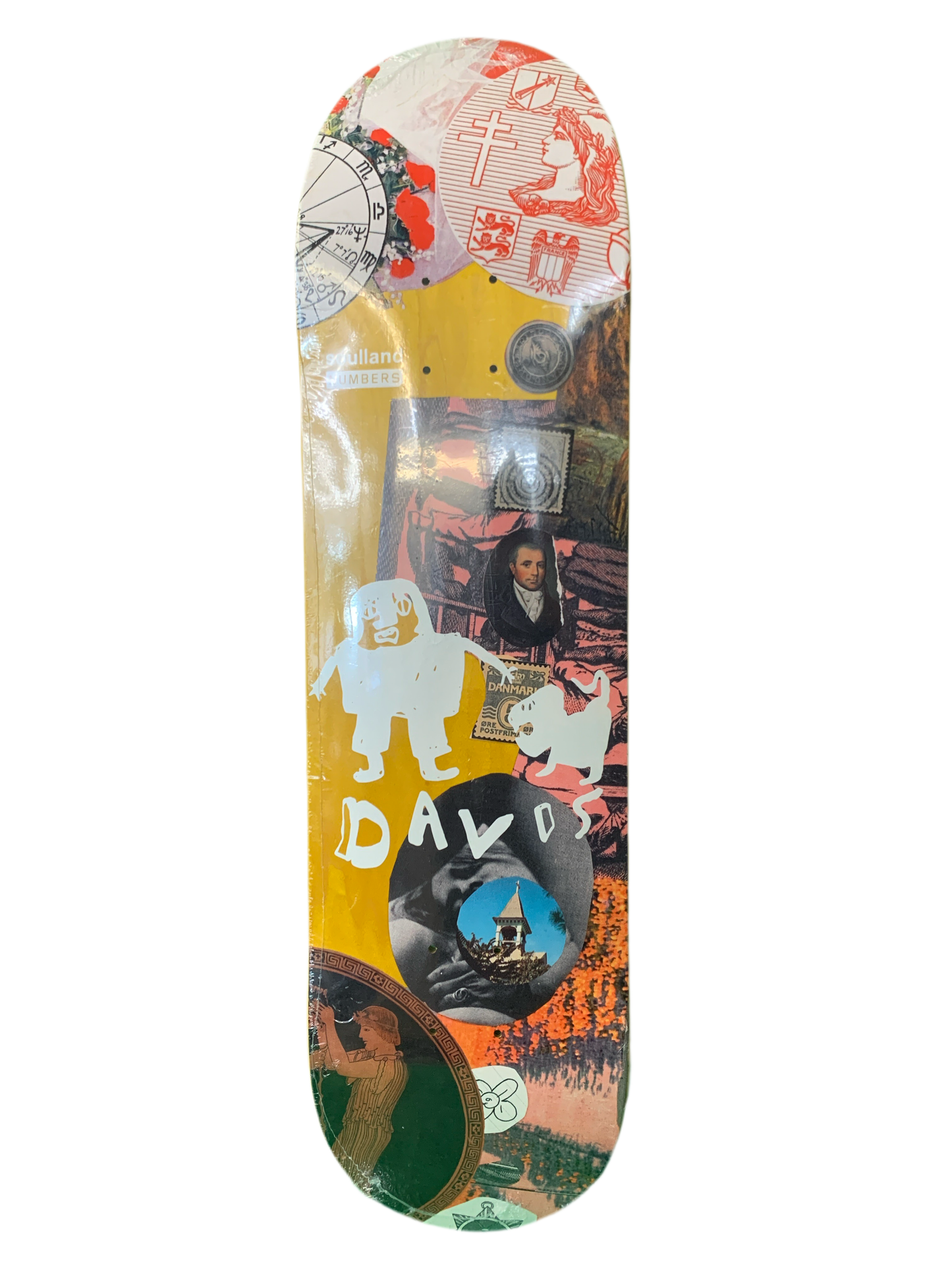 Numbers Soulland Davids 8.28" Classic Skateboard Deck