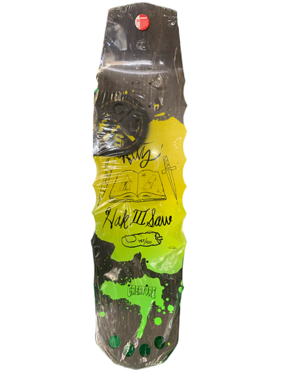 Creature Hack III Saw Numbered /400 9" Classic Skateboard Deck