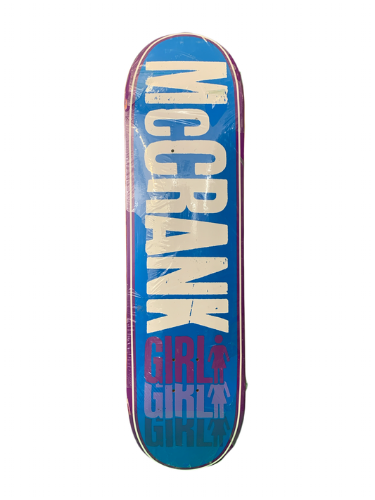 Girl Rick McCrank Blue/Purple 8.38" Classic Skateboard Deck