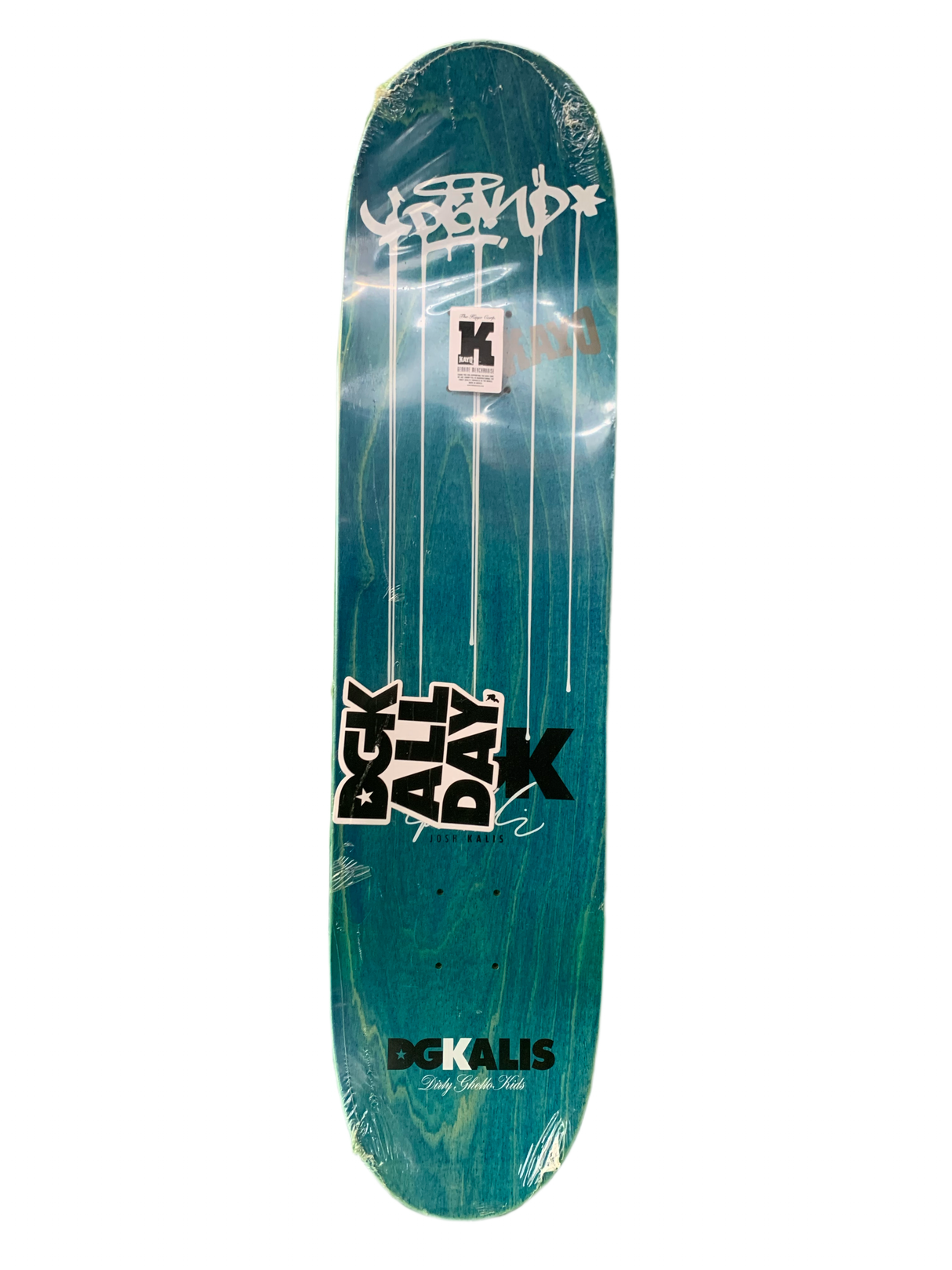 DGK Josh Kalis Logo Spray Mint 8.25" Classic Skateboard Deck