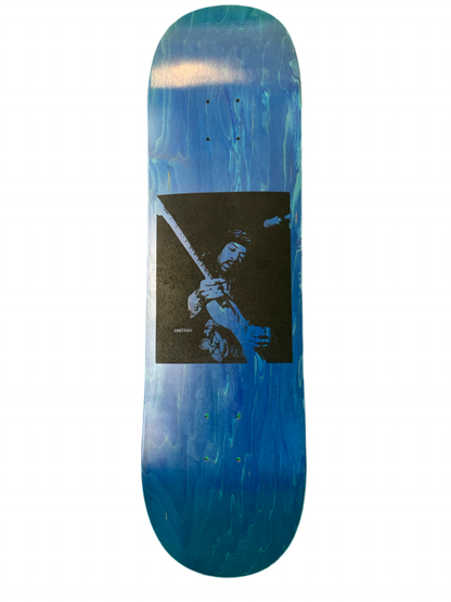 Prime Ron Chatman Flocked Jimi Hendrix Signed 8.5" Classic Skateboard Deck