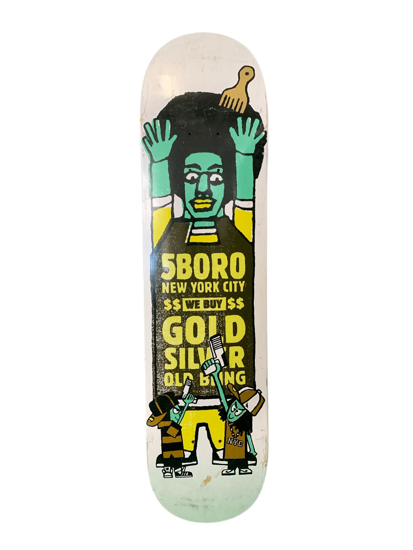 5Boro NY Mug 7.75" Classic Skateboard Deck