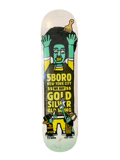 5Boro NY Mug 7.75" Classic Skateboard Deck