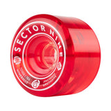 Sector Nine Nineballs Red 70mm 78a Cruiser Skateboard Wheels