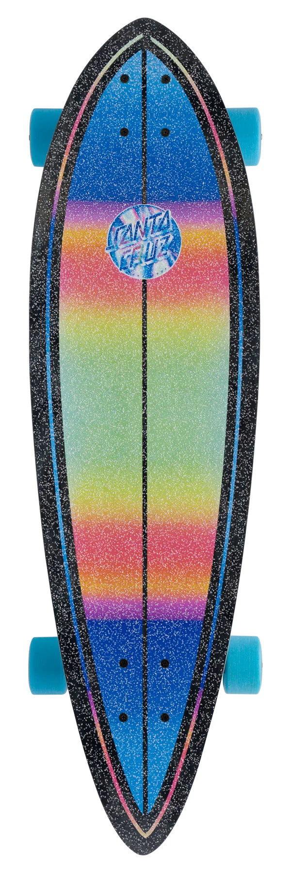 Santa Cruz Iridescent Dot 9.20in x 33in Cruzer Pintail Cruiser Complete