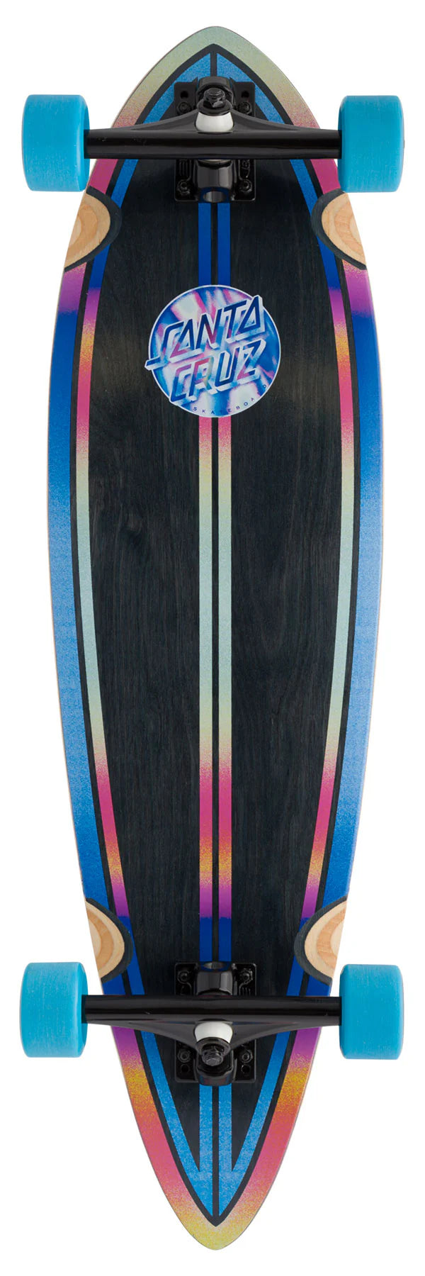 Santa Cruz Iridescent Dot 9.20in x 33in Cruzer Pintail Cruiser Complete