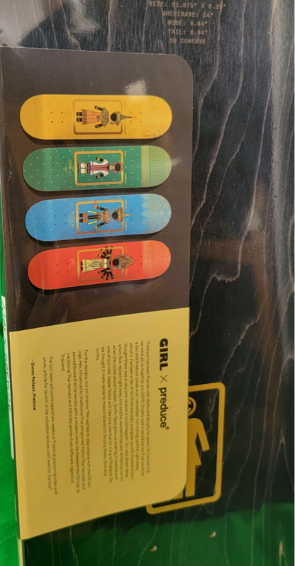 Girl x Preduce Malto 8.25” Classic Skateboard Deck