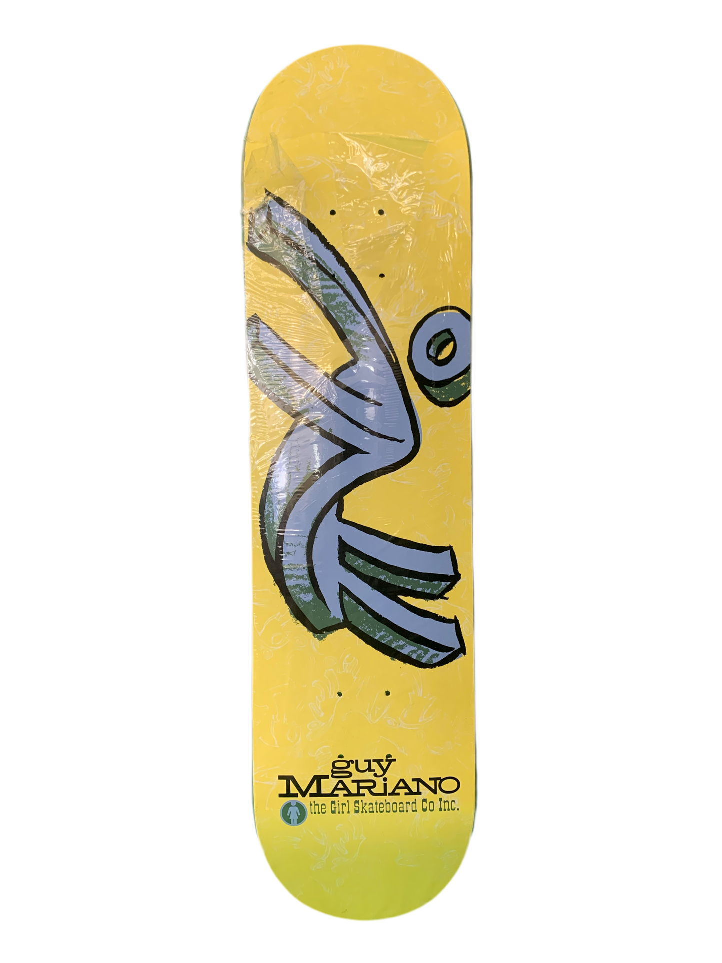 Girl Guy Mariano Sketches 7.75" Yellow Classic Skateboard Deck