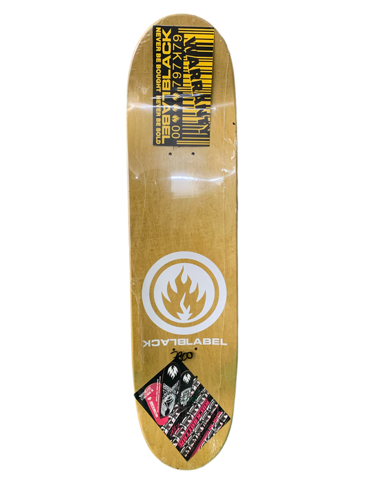 Black Label Pat Rakestraw Classic White Skull 7.9" Classic Skateboard Deck