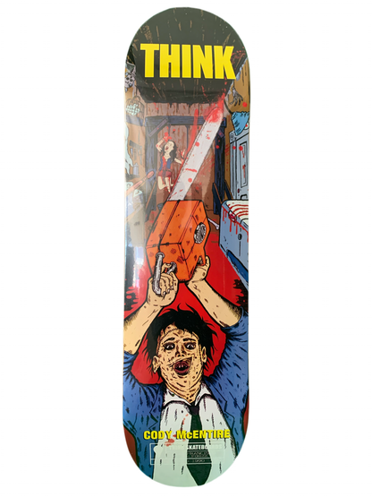 Think Cody McEntire Texas Chainsaw Massacre 8" Classic Skateboard Deck