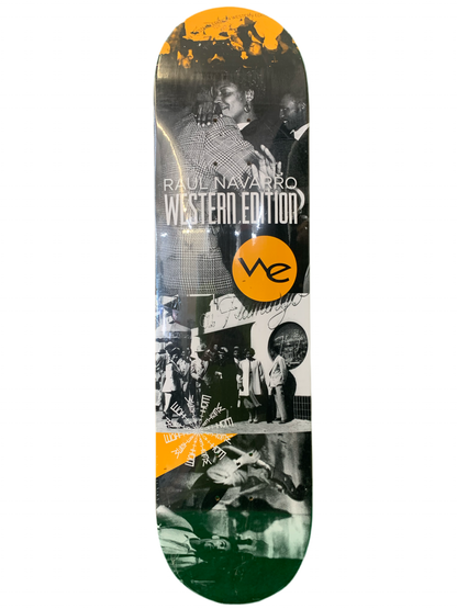 Western Edition Raul Navarro Black and White Pictures Black  7.75" Skateboard Deck