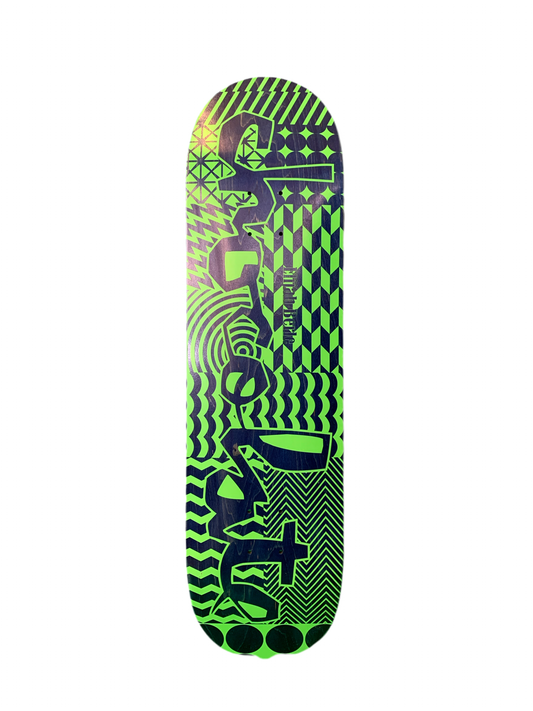 Chocolate Elijah Berle Shapes Green/Blue 8.5" Classic Skateboard Deck