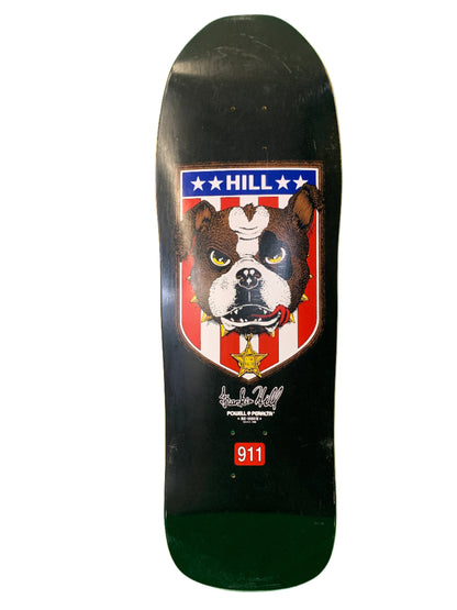 Powell Peralta Frankie Hill Bulldog Black 2006 Re-Issue Classic Skateboard Deck
