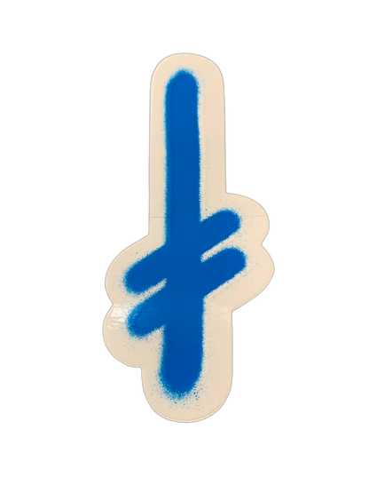 Deathwish Gang Logo Clear Assorted Sticker 5.5" x 2"