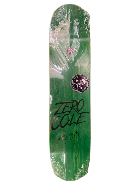 Zero Chris Cole Blacklight Series Skull 7.75" Classic Skateboard Deck