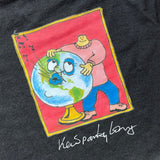 Long Beach Skate Co Postcard From Kevin "Spanky" Long Heather Graphite Black S/s Shirt