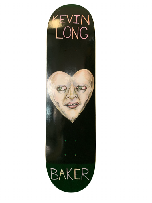 Baker Kevin Spanky Long Heart Face 8" Classic Skateboard Deck