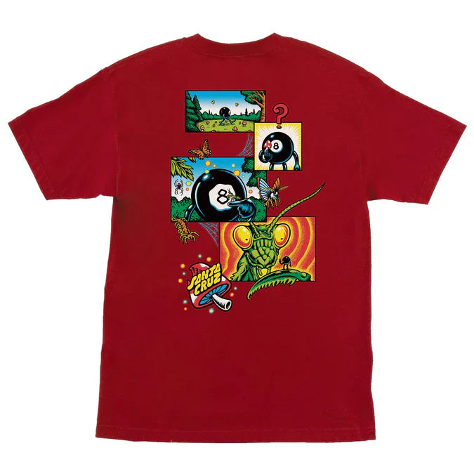 Santa Cruz Winkowski 8Ballr Comic Cardinal Heavyweight S/s Shirt