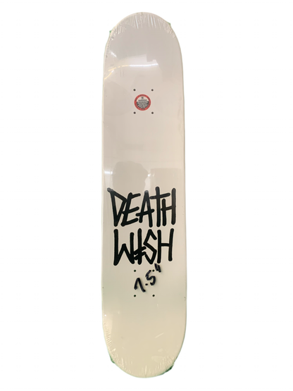 Deathwish Deathspray Bordered Black/White 7.5" Classic Skateboard Deck