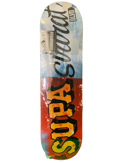 Boulevard Supa Team Deck Multi 8" Classic Skateboard Deck