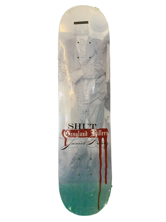 Shut Javier Nunez Gangland Killers Series 7.5" Classic Skateboard Deck