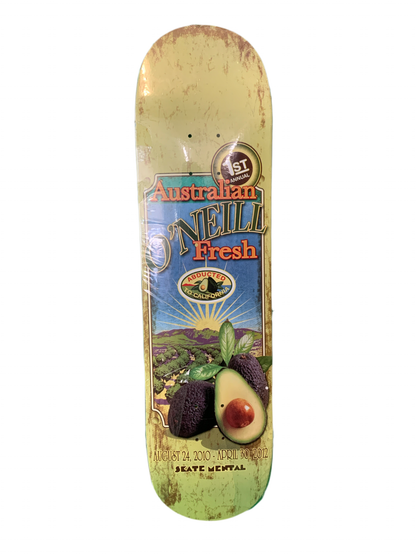 Skate Mental Shane O'Neill Australian Fresh 8.25" Classic Skateboard Deck
