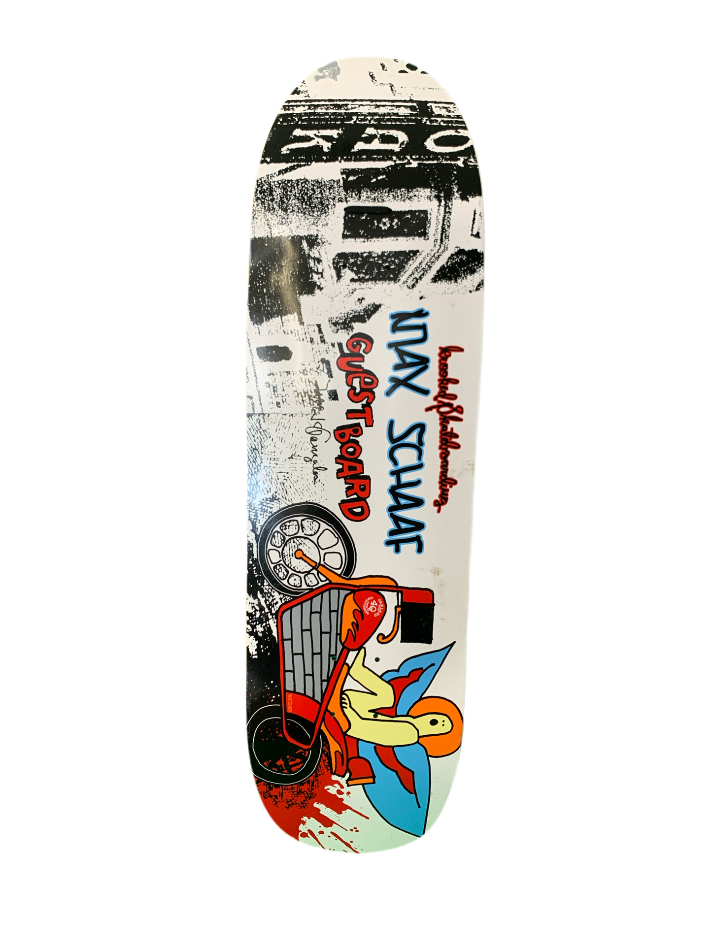 Krooked Max Schaaf Guest Board Limited 69/250 2011 9.25" Classic Skateboard Deck