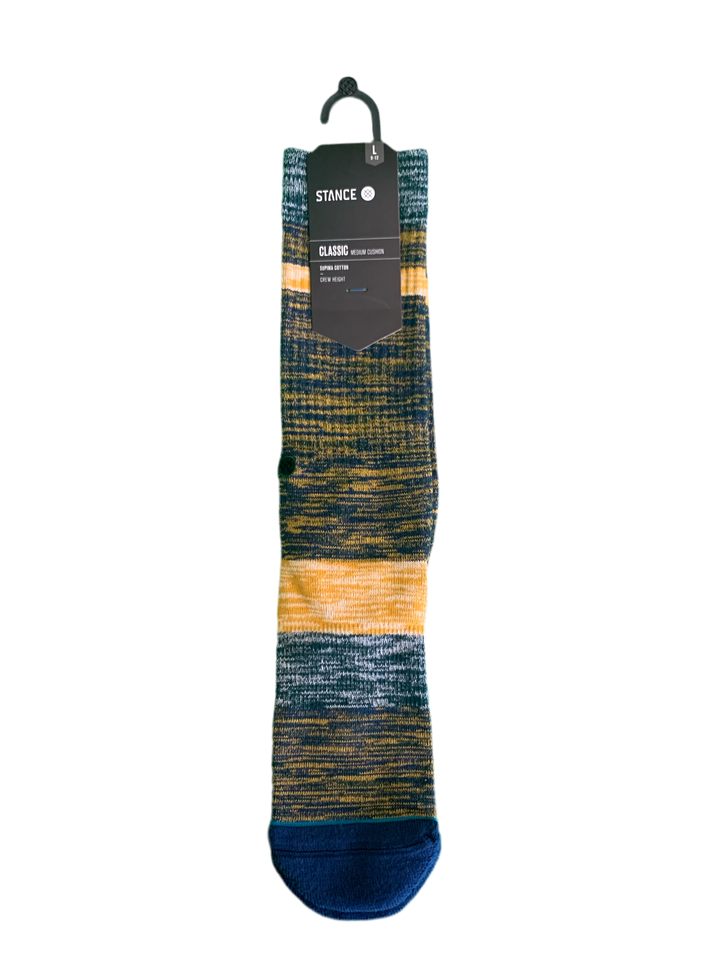 Stance Stack Navy Crew Socks L