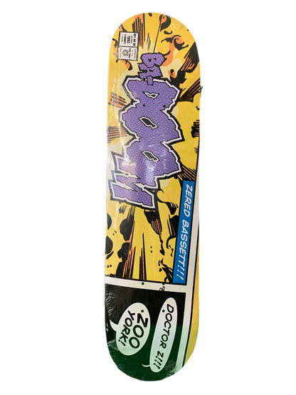 Zoo York Zered Bassett Doctor Z 7.6" Classic Skateboard Deck
