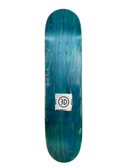 3D Brian Anderson Wordmark 8" Classic Skateboard Deck