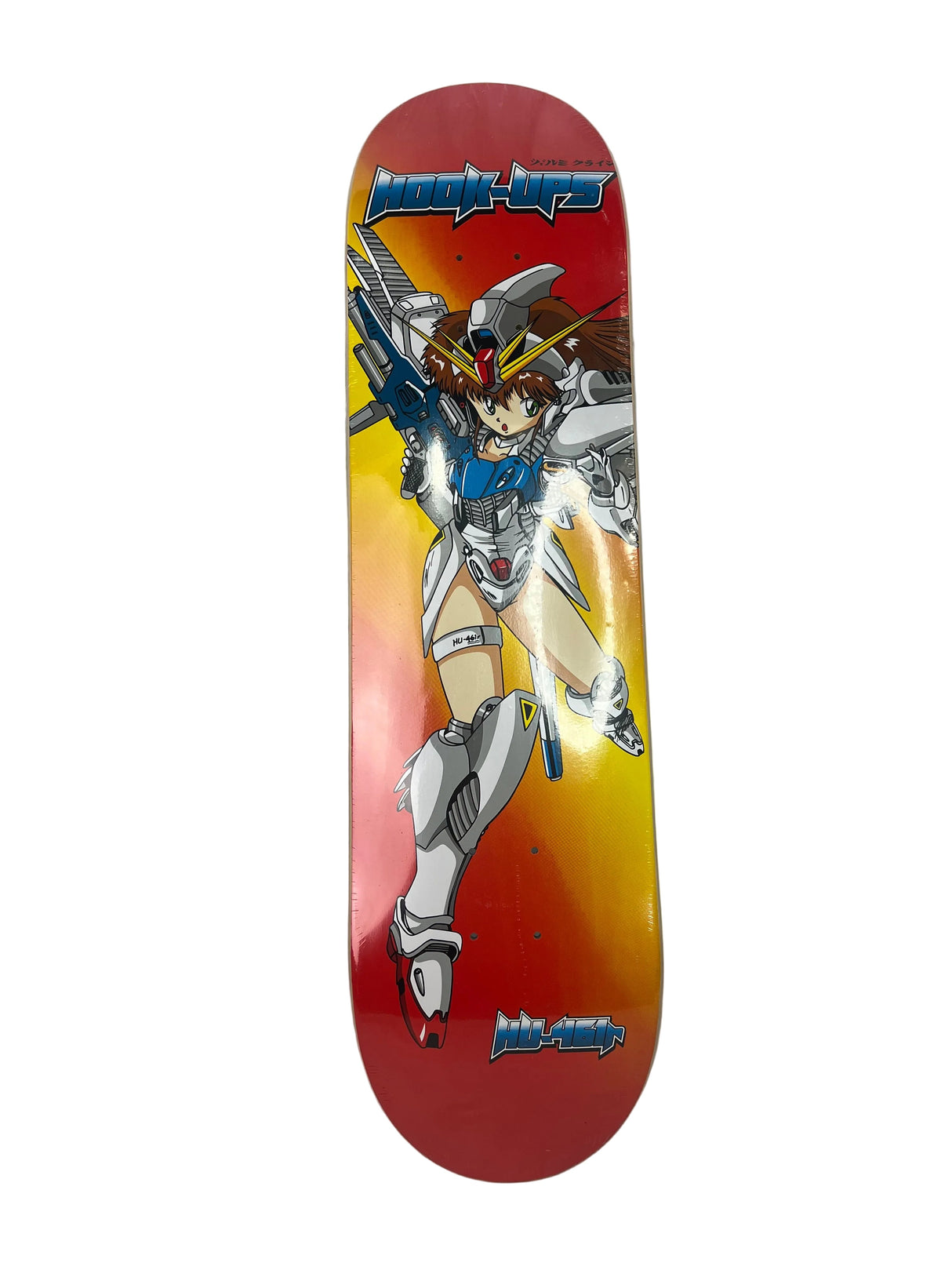 Hook-Ups Hu-461r Red Yellow 8.1" Vintage NOS Deck 2011