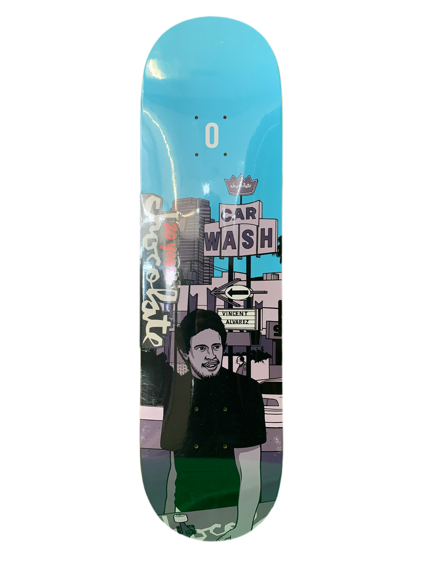 Chocolate Vincent Alvarez City Series 2014 8.25" Classic Skateboard Deck