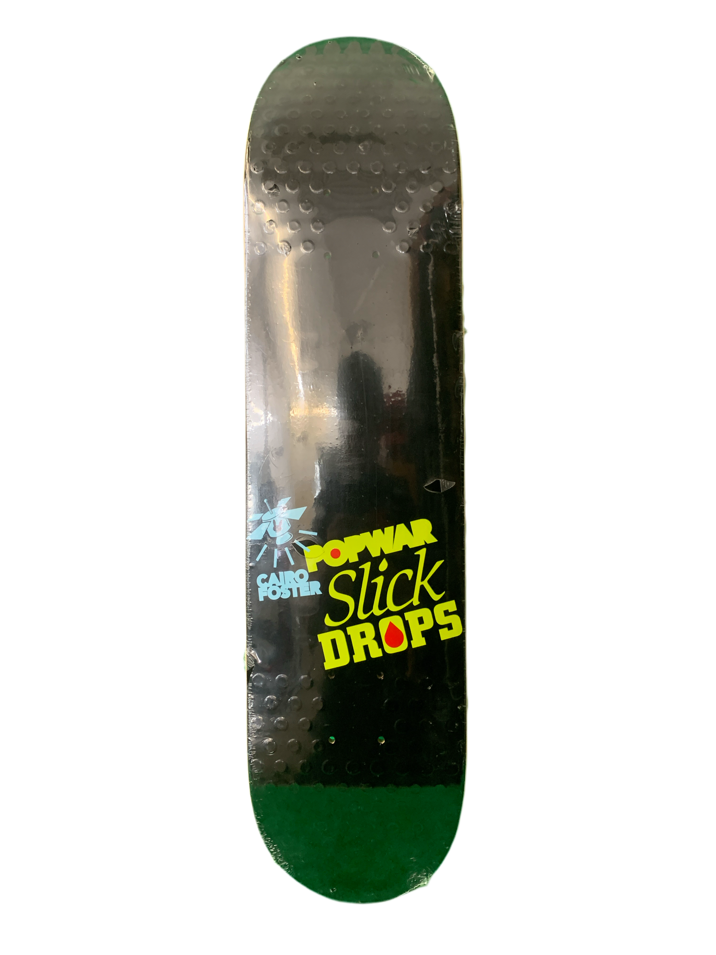 Popwar Cairo Foster Slick Drops Black 7.5" Classic Skateboard Deck
