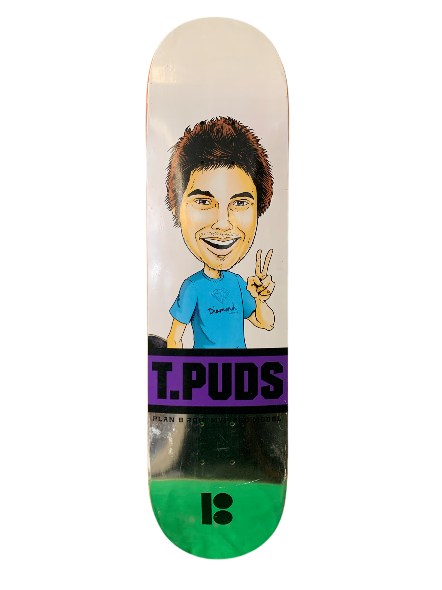 Plan B Torey Pudwill 2010 MVP 7.75" Classic Skateboard Deck