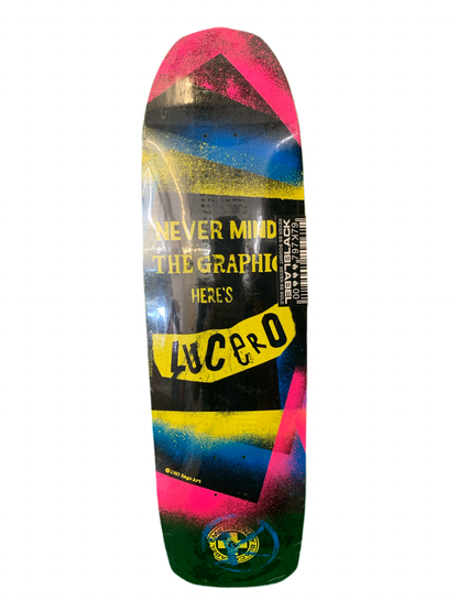 Black Label John Lucero Never Mind The Graphic 9.25" Classic Skateboard Deck