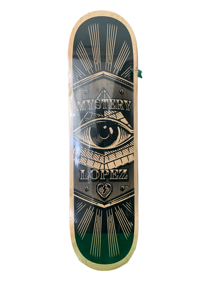 Mystery Adrian Lopez Dollar Eye 8.25" Classic Skateboard Deck