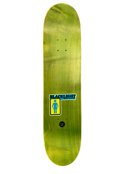 Girl Brandon Biebel Blacklight Sean Cliver 7.8" Classic Skateboard Deck