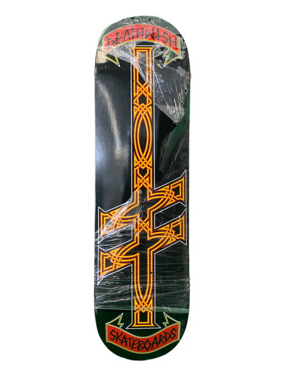 Deathwish Appetite Cross Black 8.5" Classic Skateboard Deck