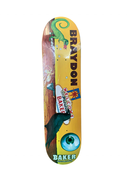 Baker Braydon Szafranski Welcome To Fabulous Baker Skateboards 7.75" Classic Skateboard Deck