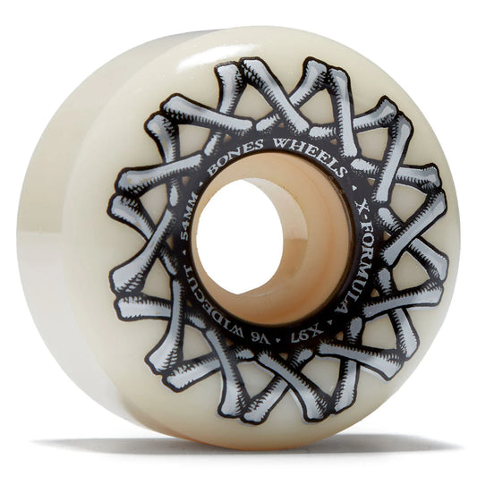 Bones Wheels X-Formula XF V6 Wide-Cut 55mm 97A Skateboard Wheels