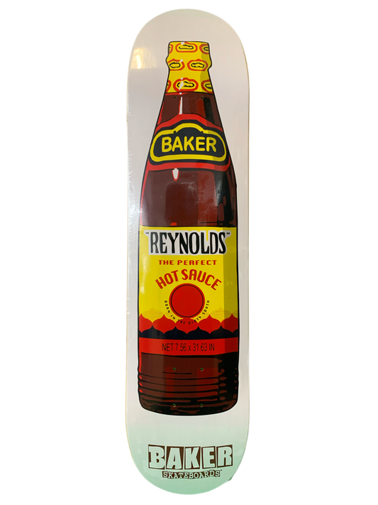 Baker Andrew Reynolds Louisiana Hot Sauce 7.6" Classic Skateboard Deck