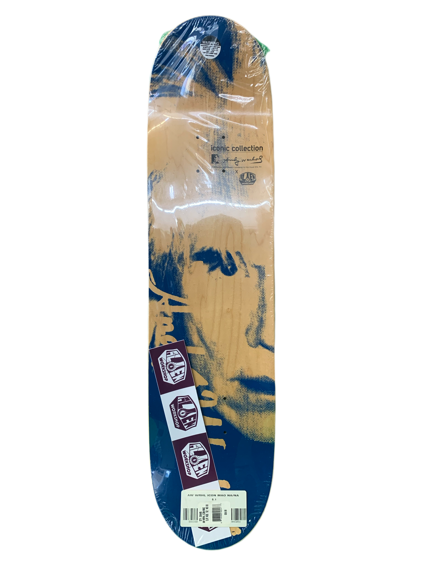 Alien Workshop x Andy Warhol Icon Mao 8.125" Classic Skateboard Deck