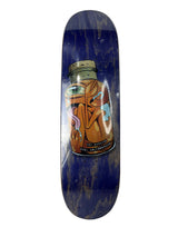 Toy Machine Axel Cruysburghs Axel Sect Jar Woodgrain Purple Blue Size 8.5" Vintage NOS Shaped Deck
