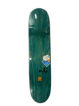 Enjoi Team OP Hair Brown Yellow Black Size 7.6" Vintage NOS Deck 2001