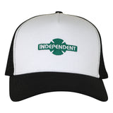 Independent OGBC Legacy White/Dark Green Structured Snapback Trucker Hat