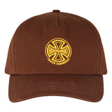 Independent Truck Co Legacy Brown Unstructured Snapback Hat